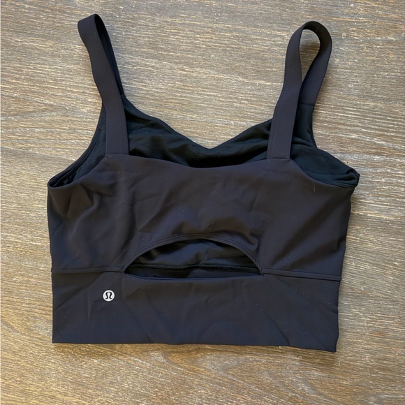 lululemon athletica Tops - Lululemon Black Cropped Tank